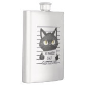 Slechte houding - Black Cat Mugshot Flacon (Rechts)