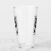 Slechte houding - Black Cat Mugshot Glas (Links)