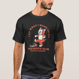 Slechte Kat Club Cute, maar irritant T-shirt