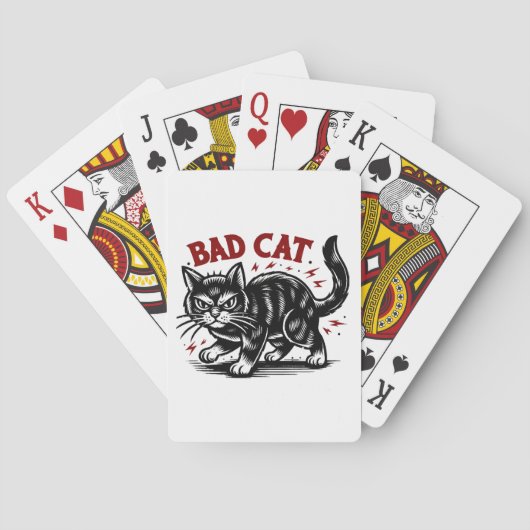 Slechte Kat Pokerkaarten (Achterkant)