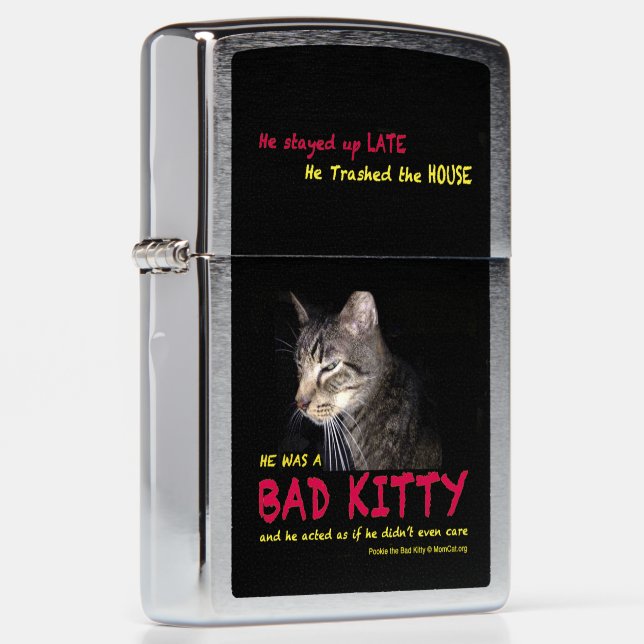 Slechte Kat Zippo Lighter (Rechts)