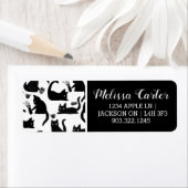 Slechte katten die over het hoofd hangen etiket (Insitu)