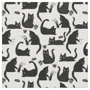 Slechte katten die over het hoofd hangen stof