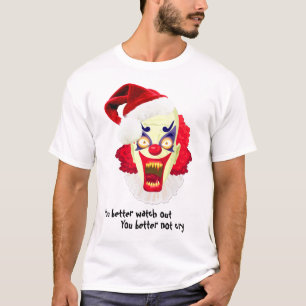 slechte kersthemd voor de slechte clowns t-shirt