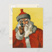 Slechte kerstman! feestdagenkaart (Voorkant / Achterkant)