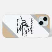 Slechte koffie Case-Mate iPhone case (Achterkant (horizontaal))