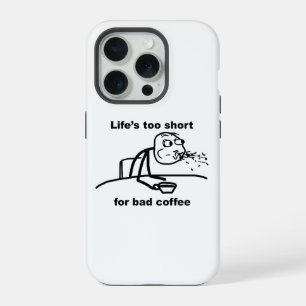 Slechte koffie iPhone 15 pro hoesje
