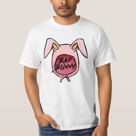 slechte konijn t-shirt (Voorkant)