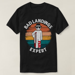 Slechte landing expert gebroken been bot blessure t-shirt
