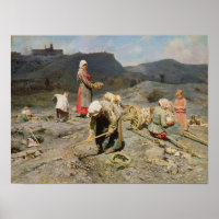 Slechte mensen verzamelen steenkool