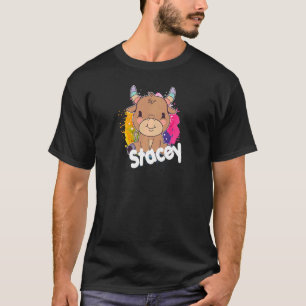 SLECHTE mooie meisjesnaam met schattig klein Co T-shirt
