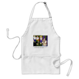 Slechte Nat T-shirt Wedstrijd Grappige Cartoon Cad Standaard Schort