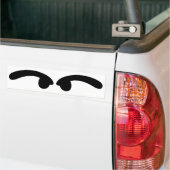 slechte ogen bumpersticker (Op Truck)