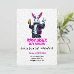 Slechte paashaas! Hoppy Easter, laten we ons verma Kaart