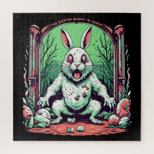 Slechte paashaas horror legpuzzel
