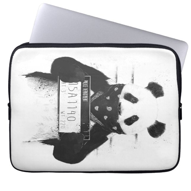 Slechte panda laptop sleeve (Voorkant)