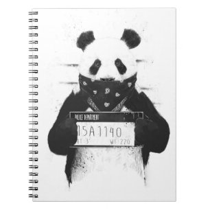 Slechte panda notitieboek