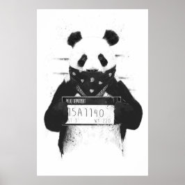 Slechte panda poster
