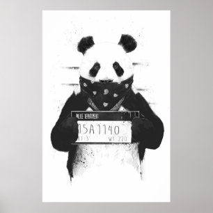 Slechte panda poster
