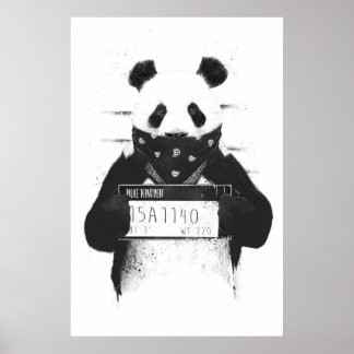 Slechte panda poster