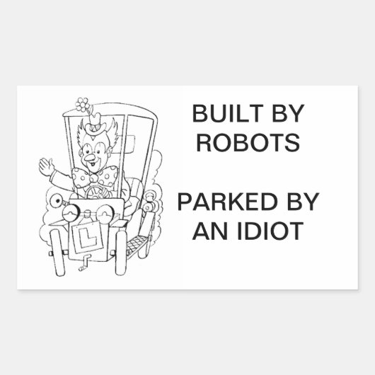 Slechte Parkeer Sticker (Voorkant)