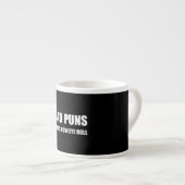 Slechte puns, dat is hoe Eye grappig rolt Espresso Kop (Voorkant rechts)