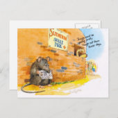 slechte rat briefkaart (Voorkant / Achterkant)