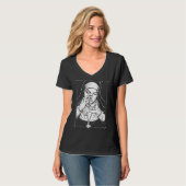 slechte religie stoute nonnen t-shirt (Voorkant volledig)
