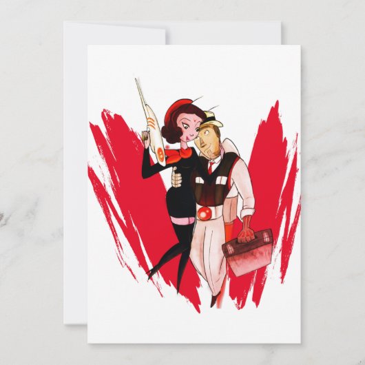 Slechte Romance 3000 (Valentijnse) Feestdagenkaart (Voorkant)