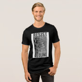 Slechte rug Tri-Blend shirt (Voorkant volledig)