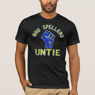 Slechte Spellers verenigen. T-shirt