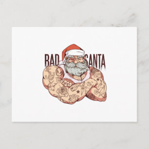 Slechte Tattoo Santa Briefkaart