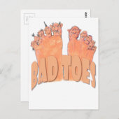 Slechte tenen briefkaart (Voorkant / Achterkant)