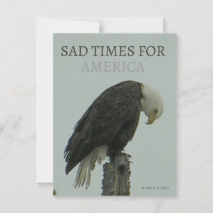 SLECHTE TIJDEN VOOR AMERIKA - Door - K. M. Kelly - Briefkaart