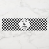 Slechte twee het botskelet 2e verjaardagsfeestje waterfles etiket (Enkel label)