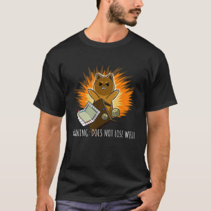 Slechte verliezer bij bordspellen t-shirt