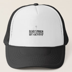 Slechte virussen gaan niet met mijn outfit mee trucker pet