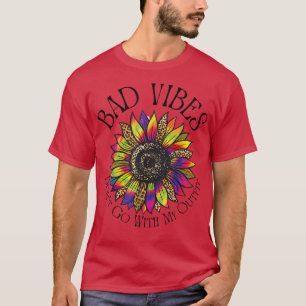 Slechte virussen gaan niet met mijn outfit Retro L T-shirt