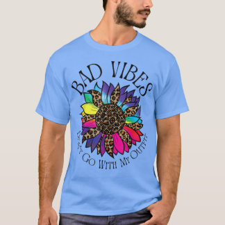 Slechte virussen gaan niet met mijn outfit Retro L T-shirt