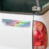 Slechte worm bumpersticker (Op Truck)