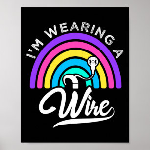 Slechthorend ASL Leuk Gehoorverlies Dove Oorlog Poster