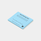 Slechthorend/Dove Post-It Notities voor Dames Post-it® Notes (Schuin)