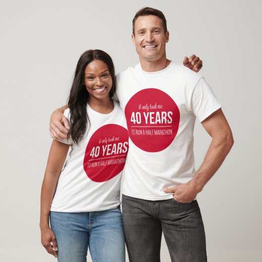 slechts 40 jaar t-shirt (Unisex)
