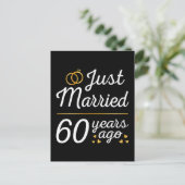 Slechts 60 Jaar Geleden Getrouwd II Briefkaart (Staand voorkant)