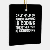Slechts de helft van de programmering codeert keramisch ornament (Rechts)
