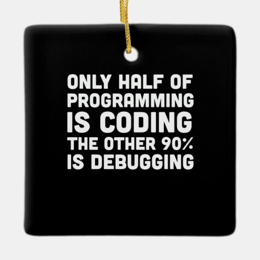 Slechts de helft van de programmering codeert keramisch ornament (Voorkant)