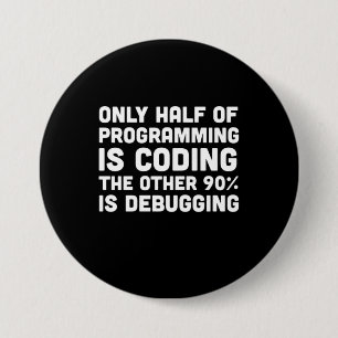 Slechts de helft van de programmering codeert ronde button 7,6 cm