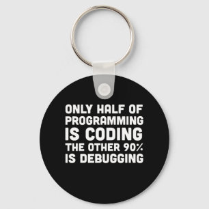 Slechts de helft van de programmering codeert sleutelhanger