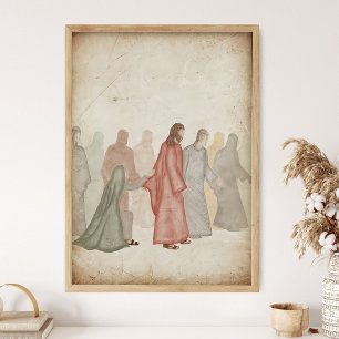 Slechts één aanraking van Jezus _ Schriftuurlijke Poster