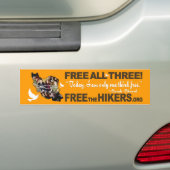 Slechts één derde gratis BUMPERSTICKER (Op auto)